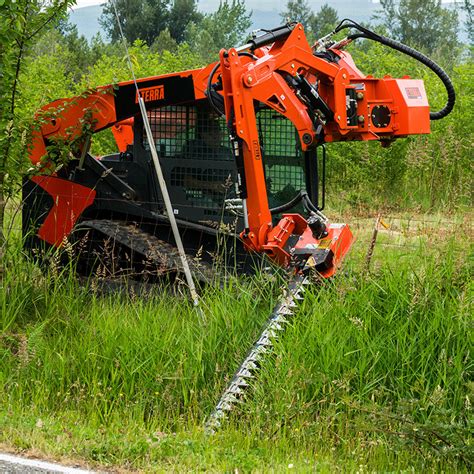 boom mounted skid steer mowers|high flow skid steer attachments.